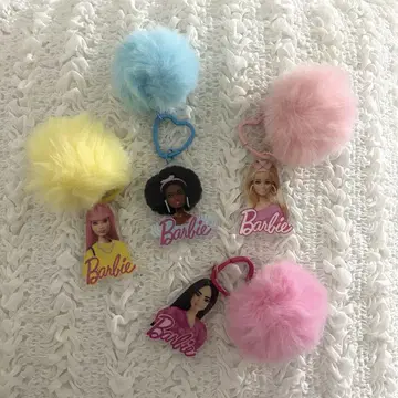 바비 퍼 볼 아크릴 키링 가챠가챠