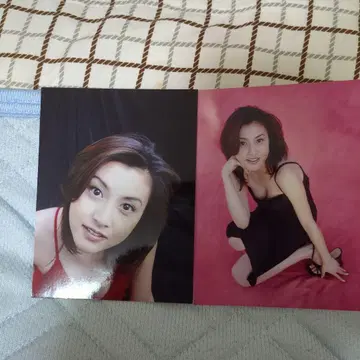 후지와라 노리카 씨 사진 프린트 2매 세트