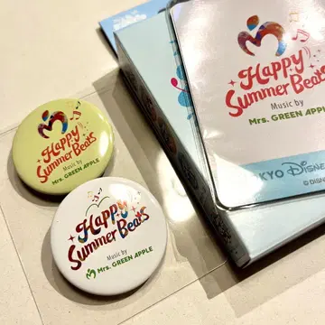 Mrs. GREEN APPLE Happy Summer Beats 캔뱃지
