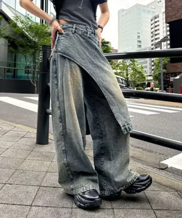 andst hinechi 프로듀스 아시메 레이어드 데님