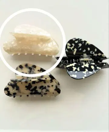 POTETE NEW big heart clip White 화이트 완판템