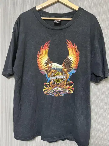 1998년 할리데이비슨 티셔츠 블랙