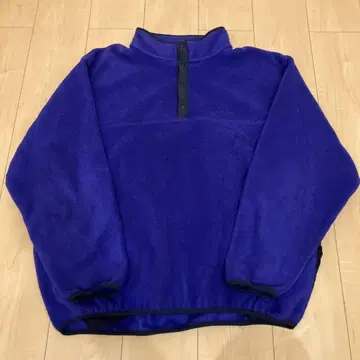L.L Bean 플리스 풀오버 스크립트 빈티지