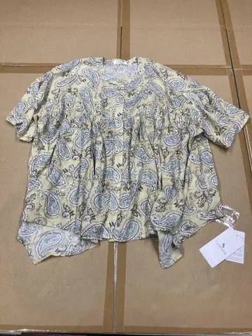 루쿠루카 레이온 블라우스 size38 미사용 새상품