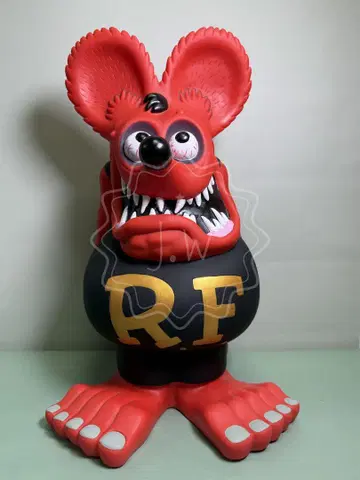 Rat Fink 피규어 / 랫 핀크 거대 저금통 (레드)