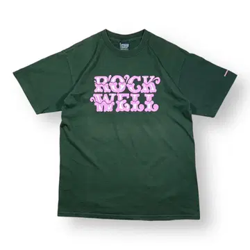 ROCK WELL 티셔츠 USA제 짧은 기장
