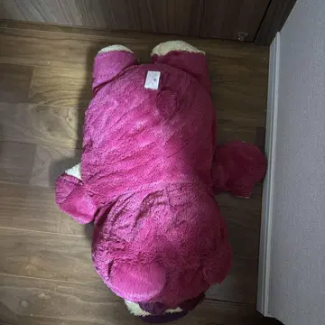 핑크 곰 봉제 인형