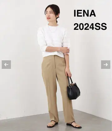 IENA 디자인 하이웨스트 팬츠 L 사이즈