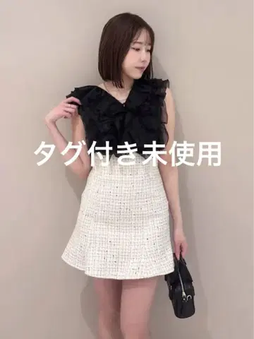 헴 플레어 스커트 숏 팬츠 snidel