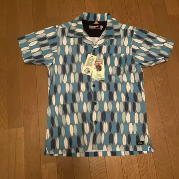 QUIKSILVER AMPHIBIANS 반팔 알로하 셔츠 L