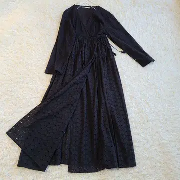 최근 누키테파 카슈쿨 인도 면 원피스 자수 올 패턴 컷워크