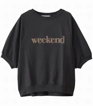 AMERICANA weekend 래글런 볼륨 슬리브 티셔츠