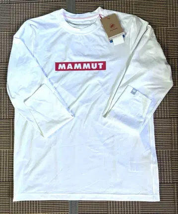 MAMMUT QD 로고 프린트 롱 슬리브 티셔츠 아시안 핏