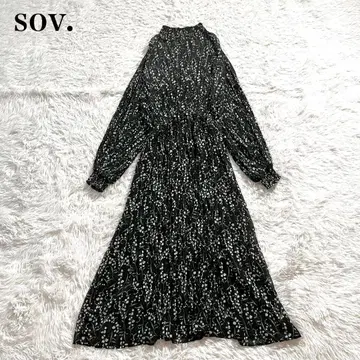 미사용급 sov. 소브 lily bell 쉬폰 원피스 다나카 미나미 착용