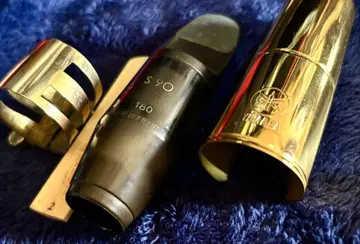 Selmer 알토 색스용 마우스피스 S90 리가처 & 금 캡 부착