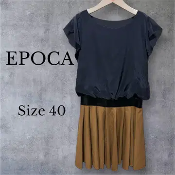 EPOCA 슬리브리스 무릎 기장 원피스 Size 40