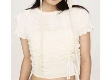 SLY DRAWSTRING GATHER 상의 아이보리