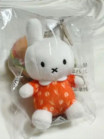 오사카 간사이 엑스포 네덜란드관 한정 미피 봉제 인형 키링 오렌지
