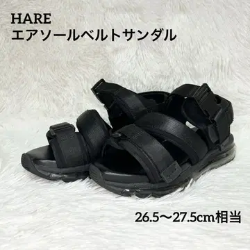 HARE 하레 에어 샌들 벨트 블랙 M 사이즈