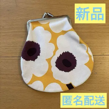 새상품 marimekko 마리메꼬 우니코 가마구치 코인 케이스 파우치