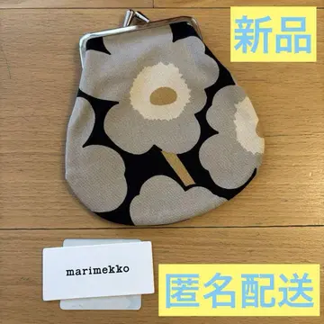 새상품 marimekko 마리메꼬 우니코 가마구치 코인 케이스 파우치