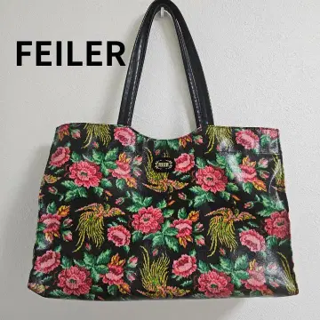 FEILER 토트백 봉황 패턴 비닐 가공 페이러