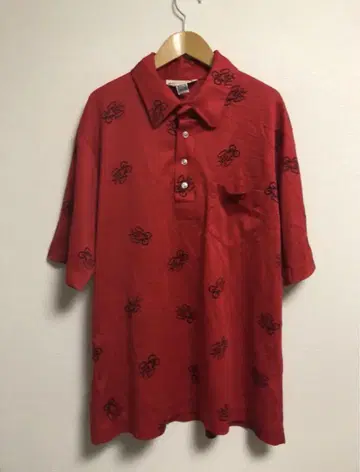 70's 폴리에스테르 polo 70년대 폴리 셔츠 레어 디자인