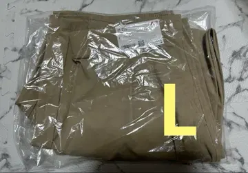 새상품 유니클로 울트라 스트레치 액티브 와이드 팬츠 L 베이지 1