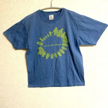 CROSS & STITCH 파랑 티셔츠