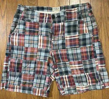 L.L.Bean 패치워크 숏 팬츠 W32