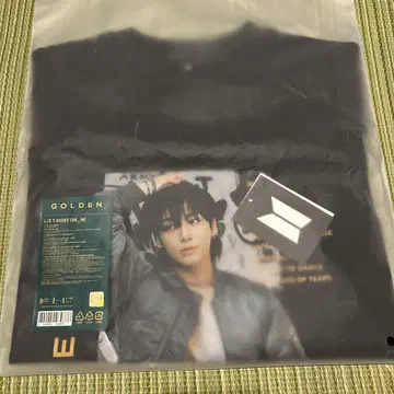 BTS JUNG KOOK GOLDEN 티셔츠 M 사이즈