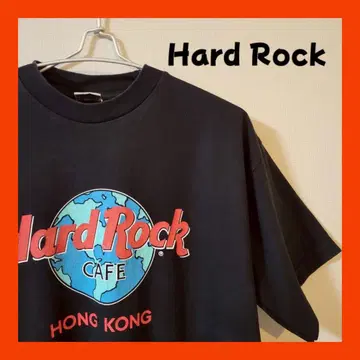 Hard Rock Cafe 홍콩 T셔츠 블랙