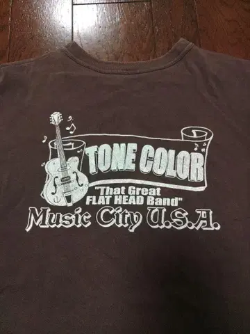 the flat head 티셔츠 40 tone color
