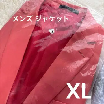 [XL] 빅 사이즈 남성용 핑크 블레이저, 무대 의상으로도 활용 가능