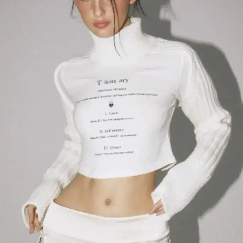 threetimes ♥ Jewel tee long sleeve/追跡付 threetimes】Jewel tee/追跡付 (threetimes/Tシャツ・カットソー
