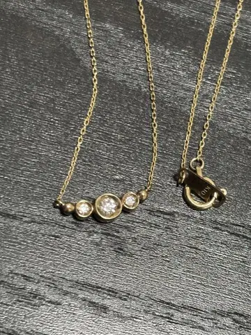bijou SOPHIA K10 목걸이 0.05ct 골드