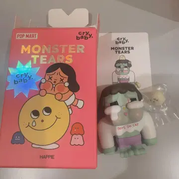 POP MART MONSTER TEARS CRYBABY 피규어