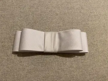 리본 본네 화이트