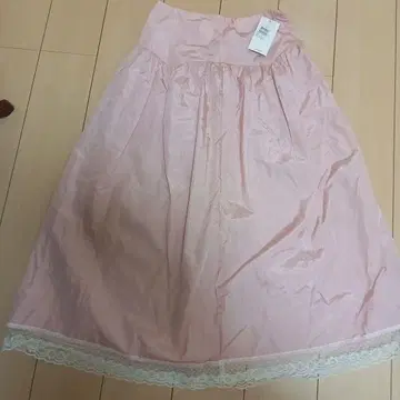 앨리 핑크 프리 사이즈 롱 스커트