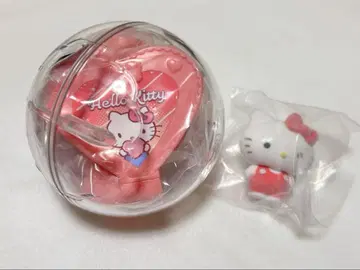 산리오 캡슐 지팡이 푹신푹신 플로키 인형 헬로키티 세트