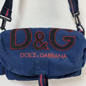 D&G 돌체 앤 가바나 네이비 레드 숄더백 가방 천 가방