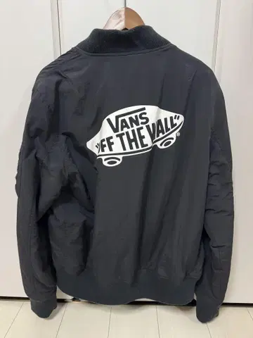 VANS MA-1 플라이트 자켓 XL 블랙 블루종