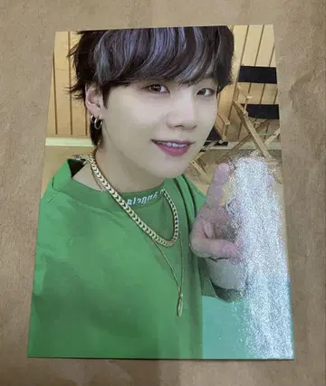 공식 BTS 슈가 윤기 포토 카드