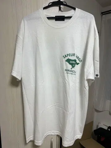 SAPEUR 티셔츠 X-LARGE 화이트