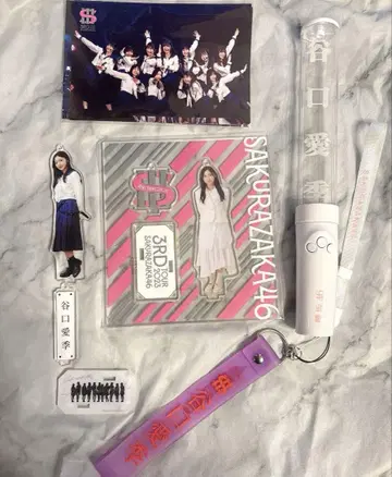 타니구치 아이리 씨 최애 멤버 응원봉 세트 사쿠라자카46 3기생