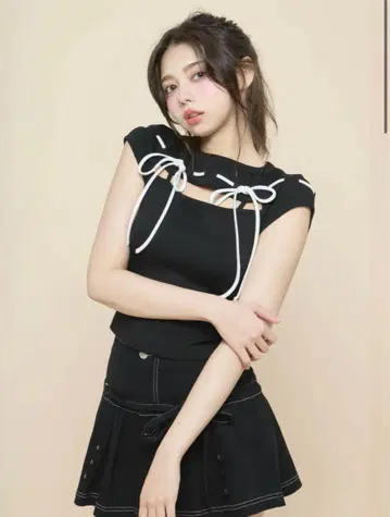 andmary Gigi ribbon tops