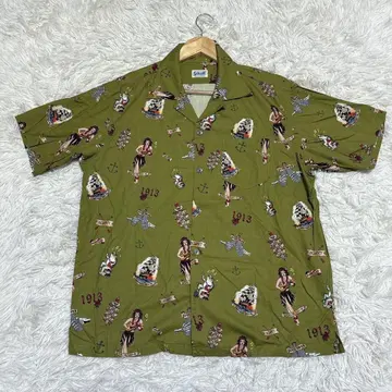 SHOTT 하와이안 셔츠 훌라 걸