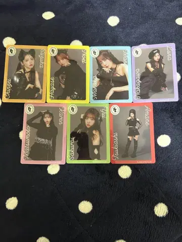 FRUITS ZIPPER 클리어 트레이딩 카드 컴프