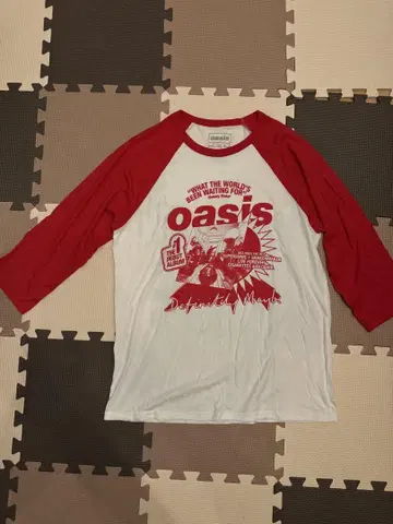 oasis Definitely Maybe 래글런 티셔츠 L 사이즈