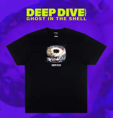 미사용 새상품 공각기동대 티셔츠 DEEP DIVE echo XL